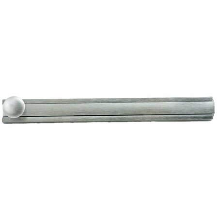 IVES COMMERCIAL Solid Brass 6in Modern Surface Bolt Satin Chrome Finish 40B26D6